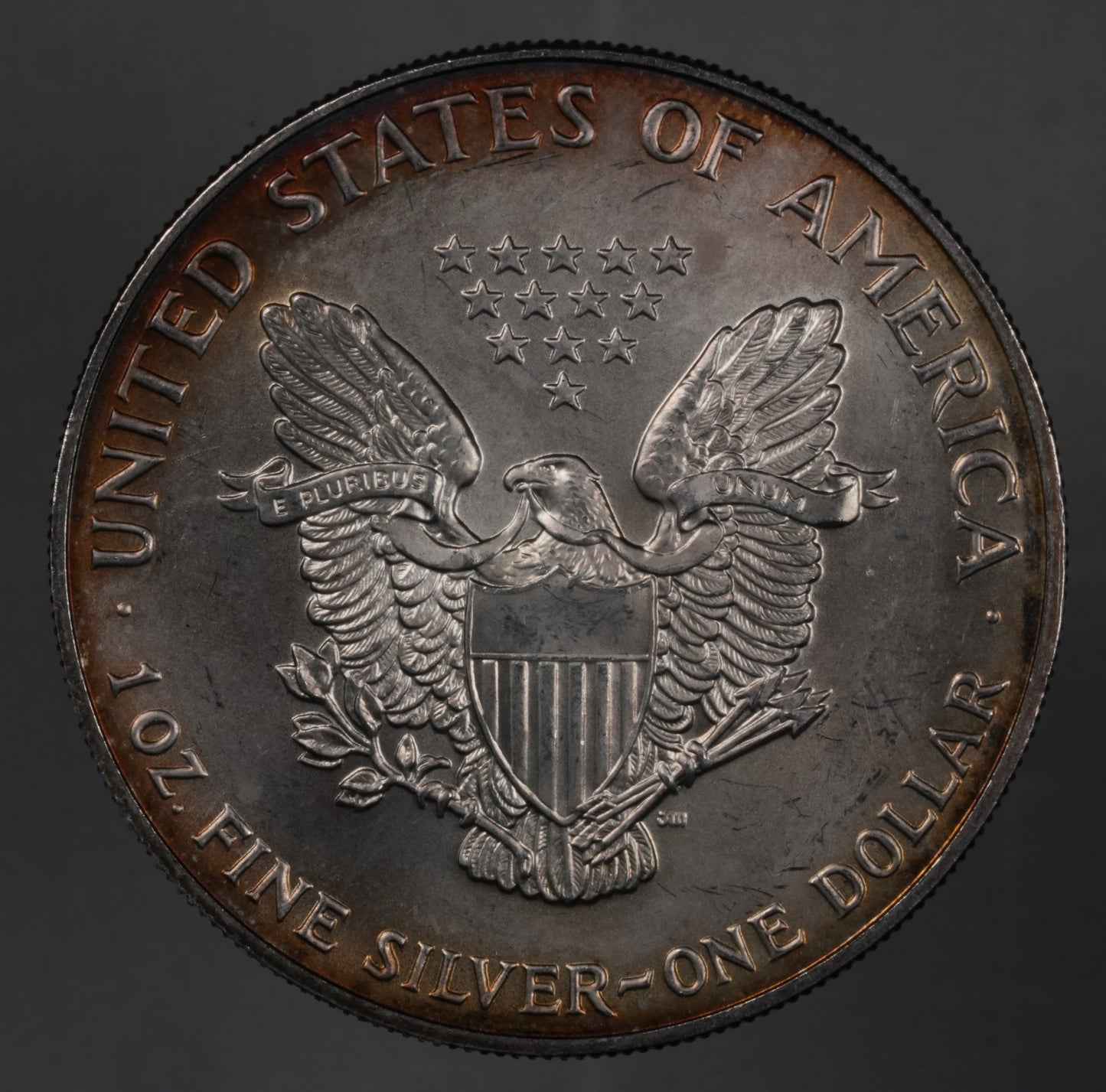 1993 American Silver Eagle - TONED (16)