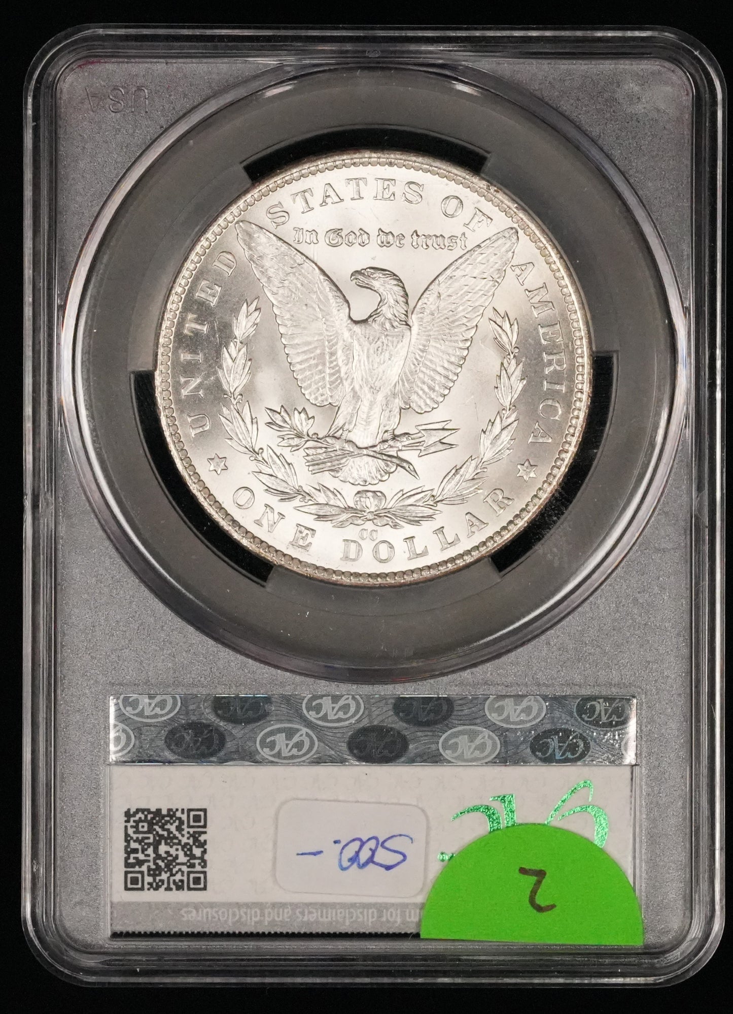 1882-CC Morgan Dollar MS 64 CAC (2)