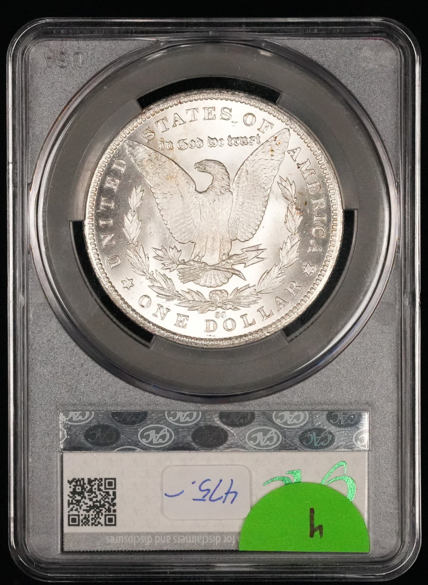 1883-CC Morgan Dollar MS 64 CAC (4)