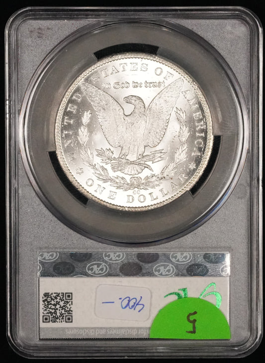 1884-CC Morgan Dollar MS 61 CAC (5)