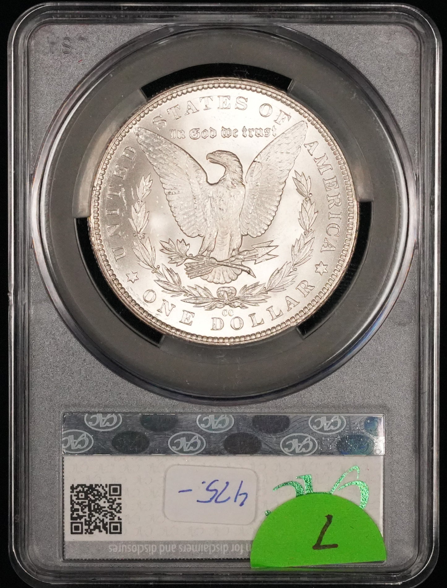 1884-CC Morgan Dollar MS 64 CAC (7)