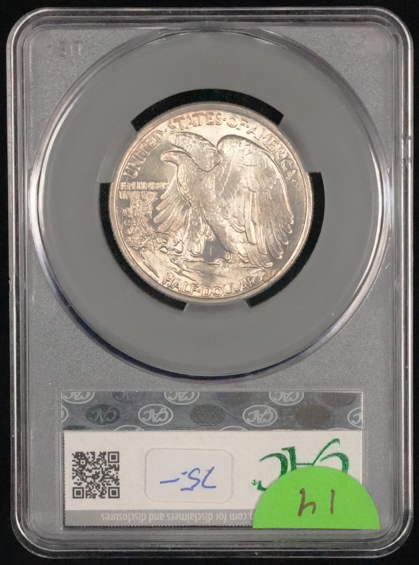 1936 Walking Liberty Half Dollar AU 58 CAC (14)