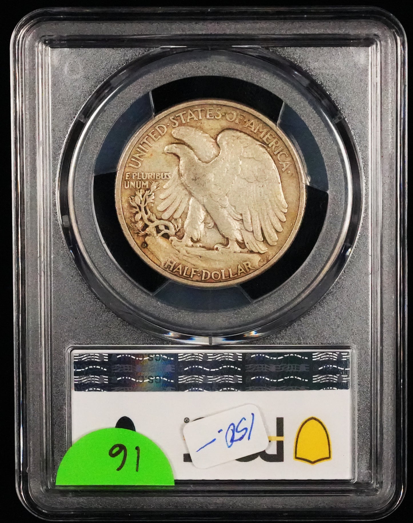 1938-D Walking Liberty Half Dollar XF 40 PCGS (16)