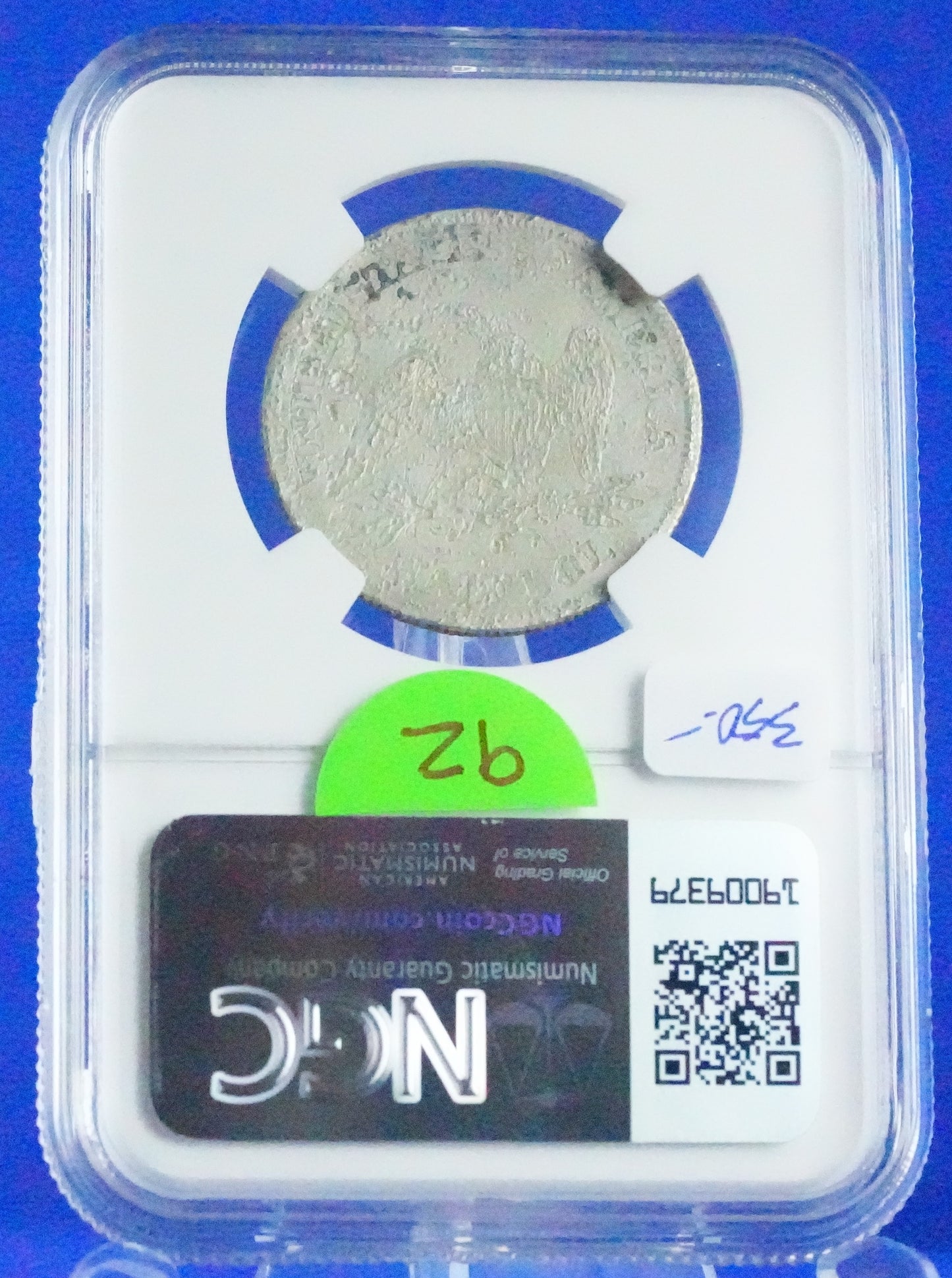 1860-O Seated Liberty Half - SS REPUBLIC SHIPWRECK (92)