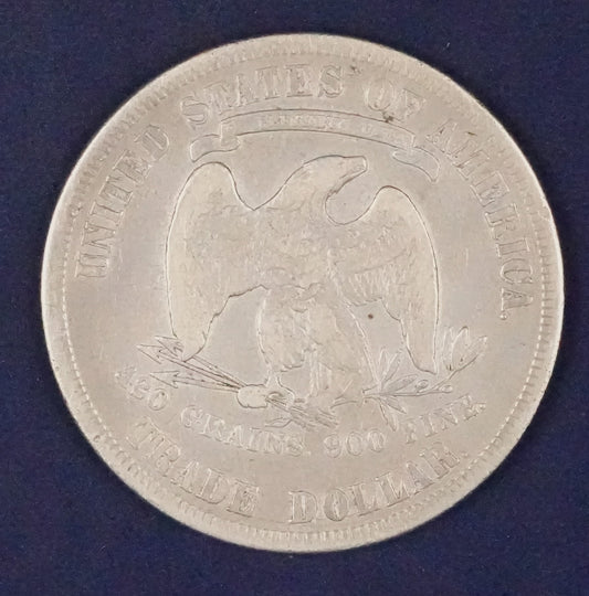 1877 US Trade Dollar - Raw - Cleaned (112)