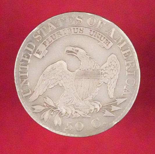 1824 Capped Bust Half Dollar - RAW (113)
