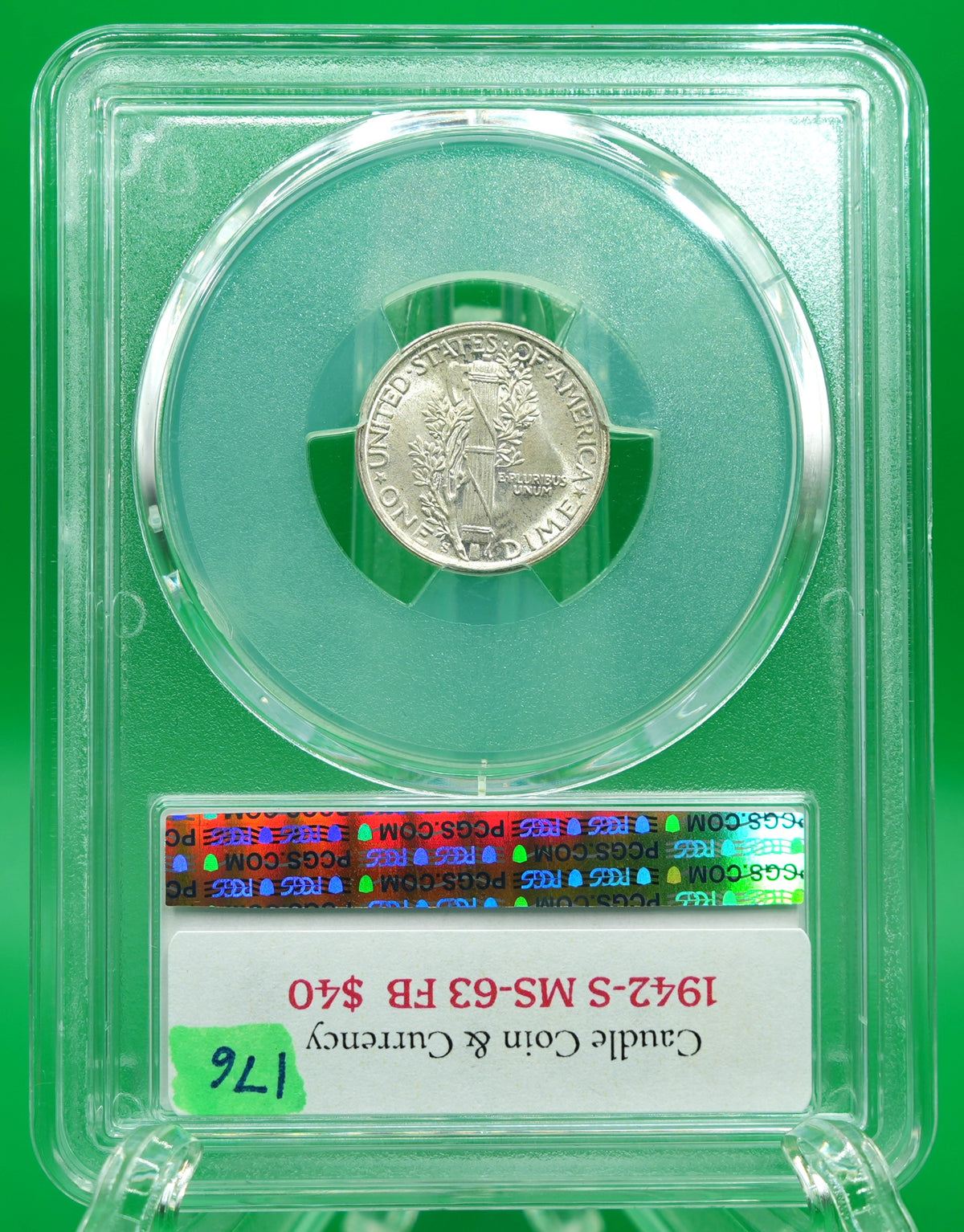 1942-S Mercury Dime MS 63 FB PCGS (176)