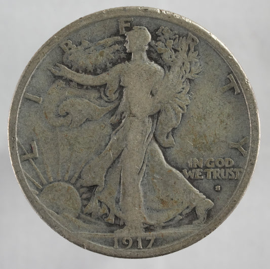 1917-S Obv. Mint Mark Walking Liberty Half (14)