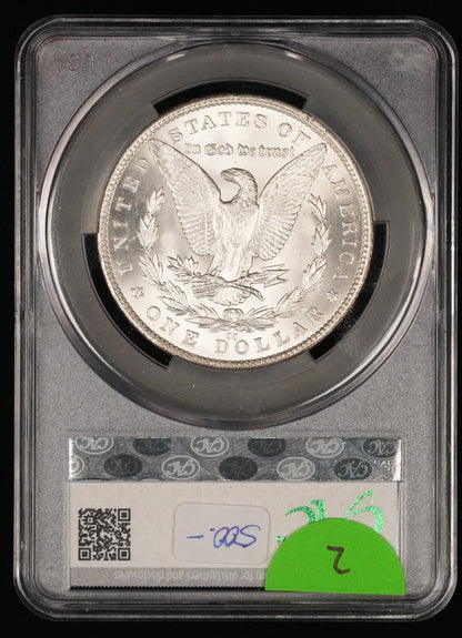 1882-CC Morgan Dollar MS 64 CAC (2)