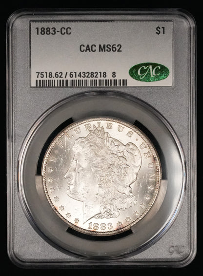1883-CC Morgan Dollar MS 62 CAC (6)