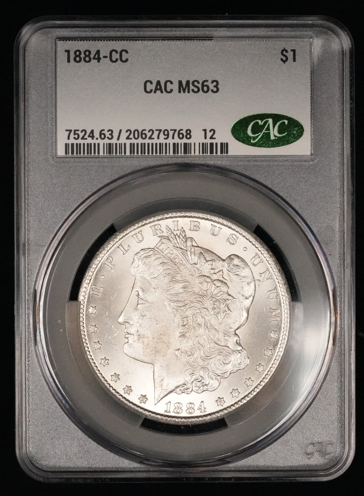 1883-CC Morgan Dollar MS 63 CAC (8)