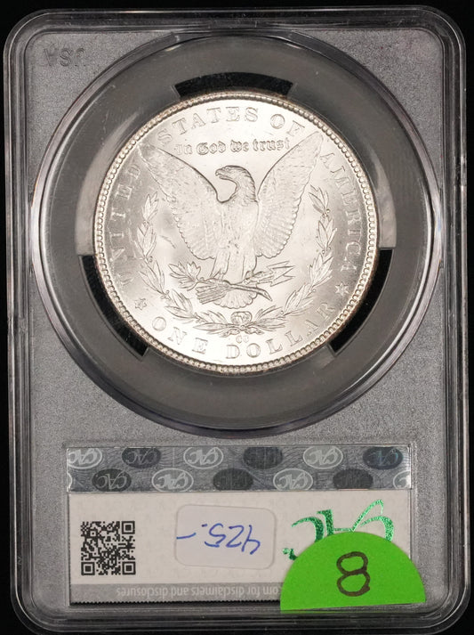 1883-CC Morgan Dollar MS 63 CAC (8)