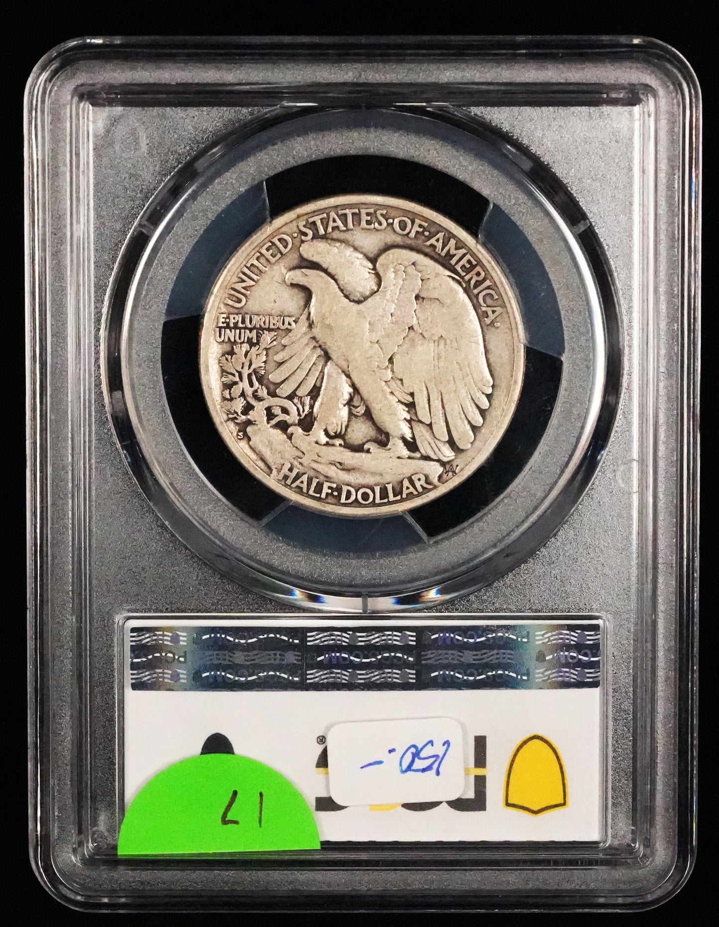 1921-S Walking Liberty Half Dollar VG 10 PCGS (17)