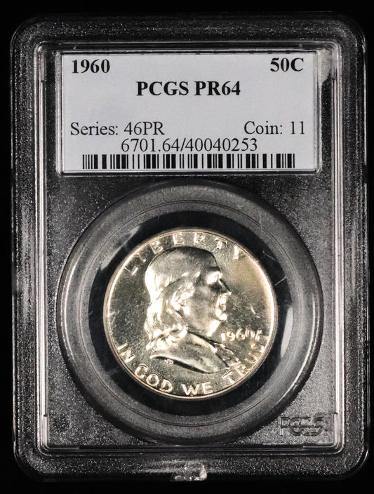 1960 Benjamin Franklin Half Dollar Proof 64 PCGS(18)