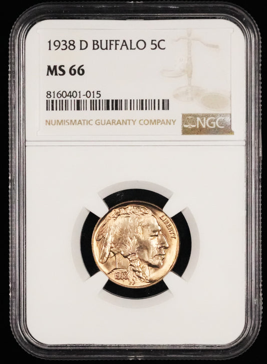 1938 Buffalo Nickel MS 66 NGC (29)