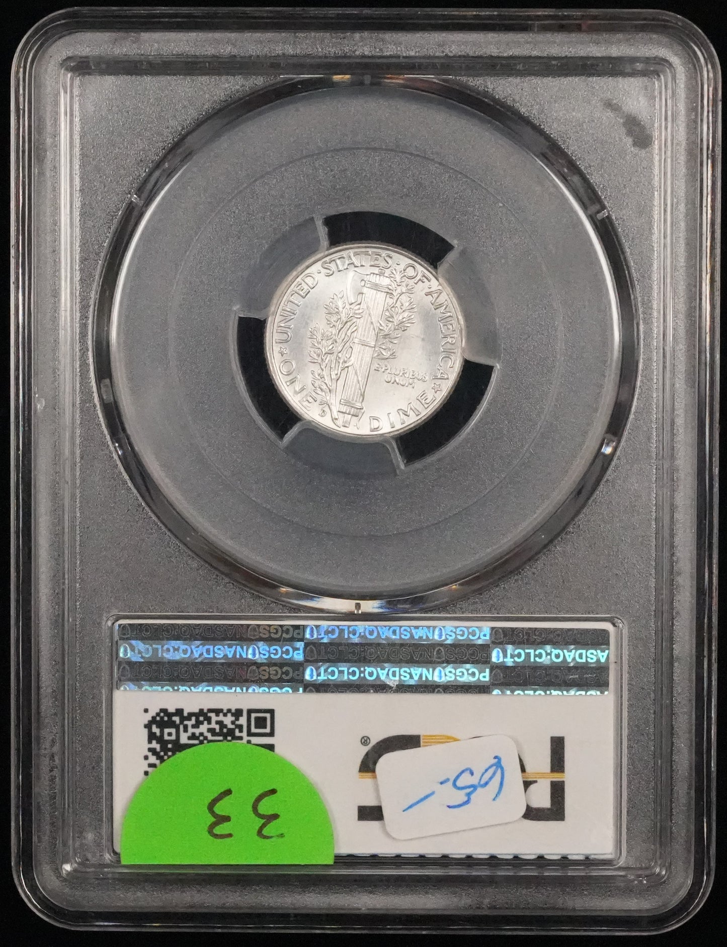 1943-D  Mercury Dime MS 66 FB PCGS (33)