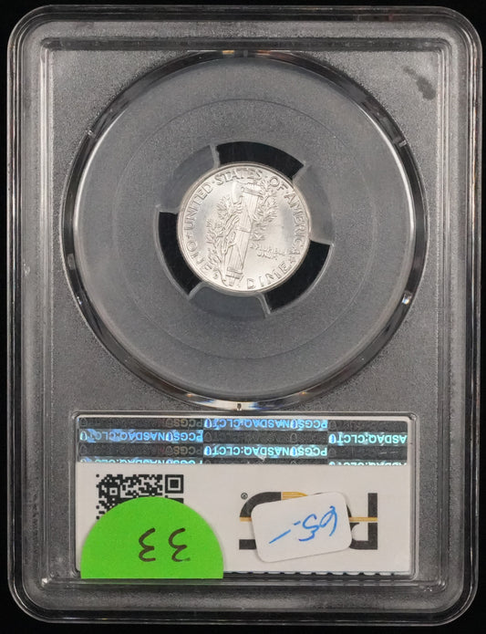 1943-D  Mercury Dime MS 66 FB PCGS (33)