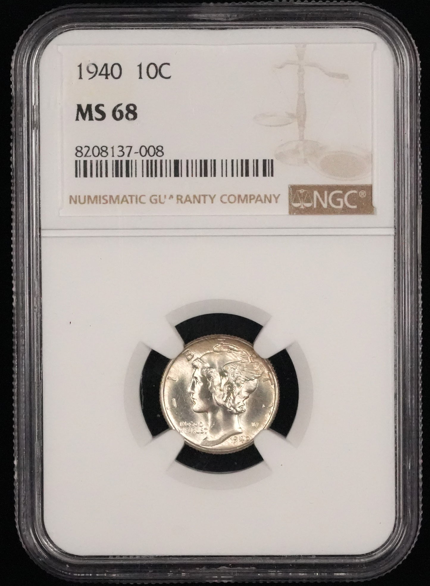 1940  Mercury Dime MS 68 NGC (34)