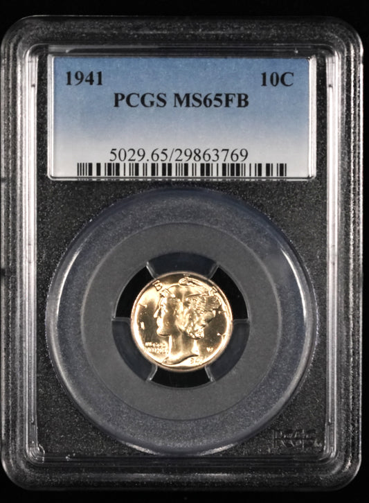 1941  Mercury Dime MS 65 FB PCGS (36)