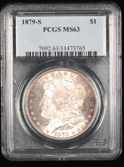 1879-S Morgan Dollar MS 63 PCGS (44)