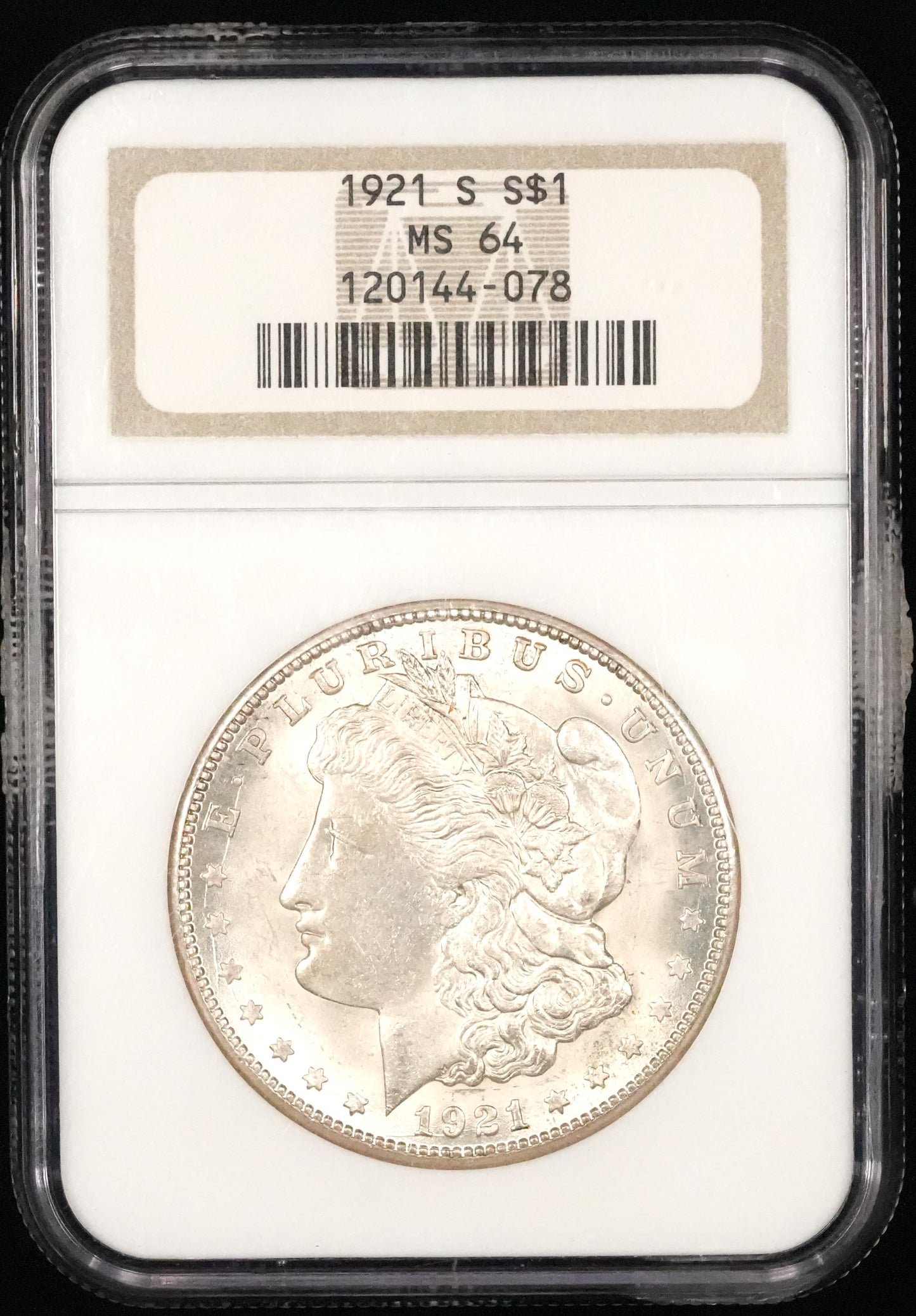 1921-S Morgan Dollar MS 64 NGC (48)