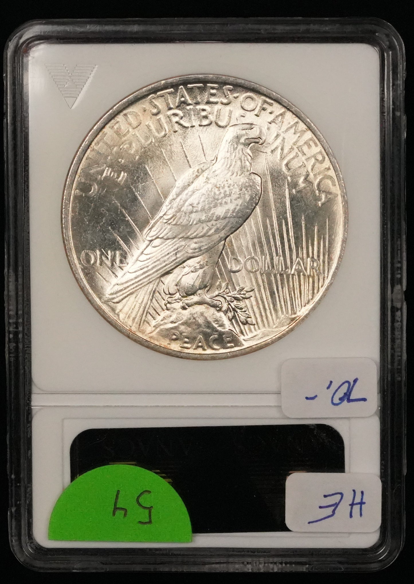 1924 Peace Dollar ANACS MS 63 (54)