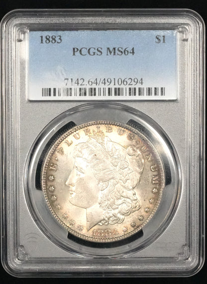 1883 Morgan Dollar MS 64 PCGS (56)