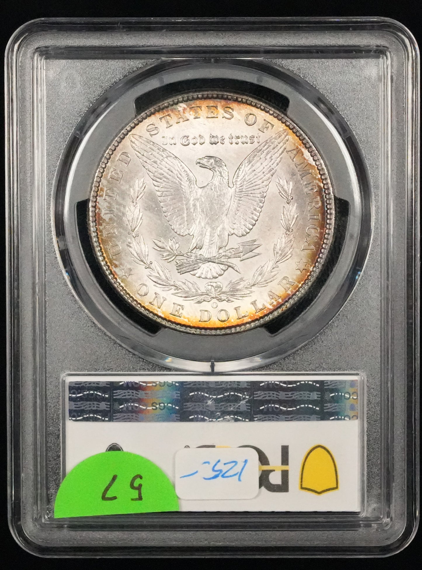 1902-O TONED Morgan Dollar MS 63 PCGS (57)
