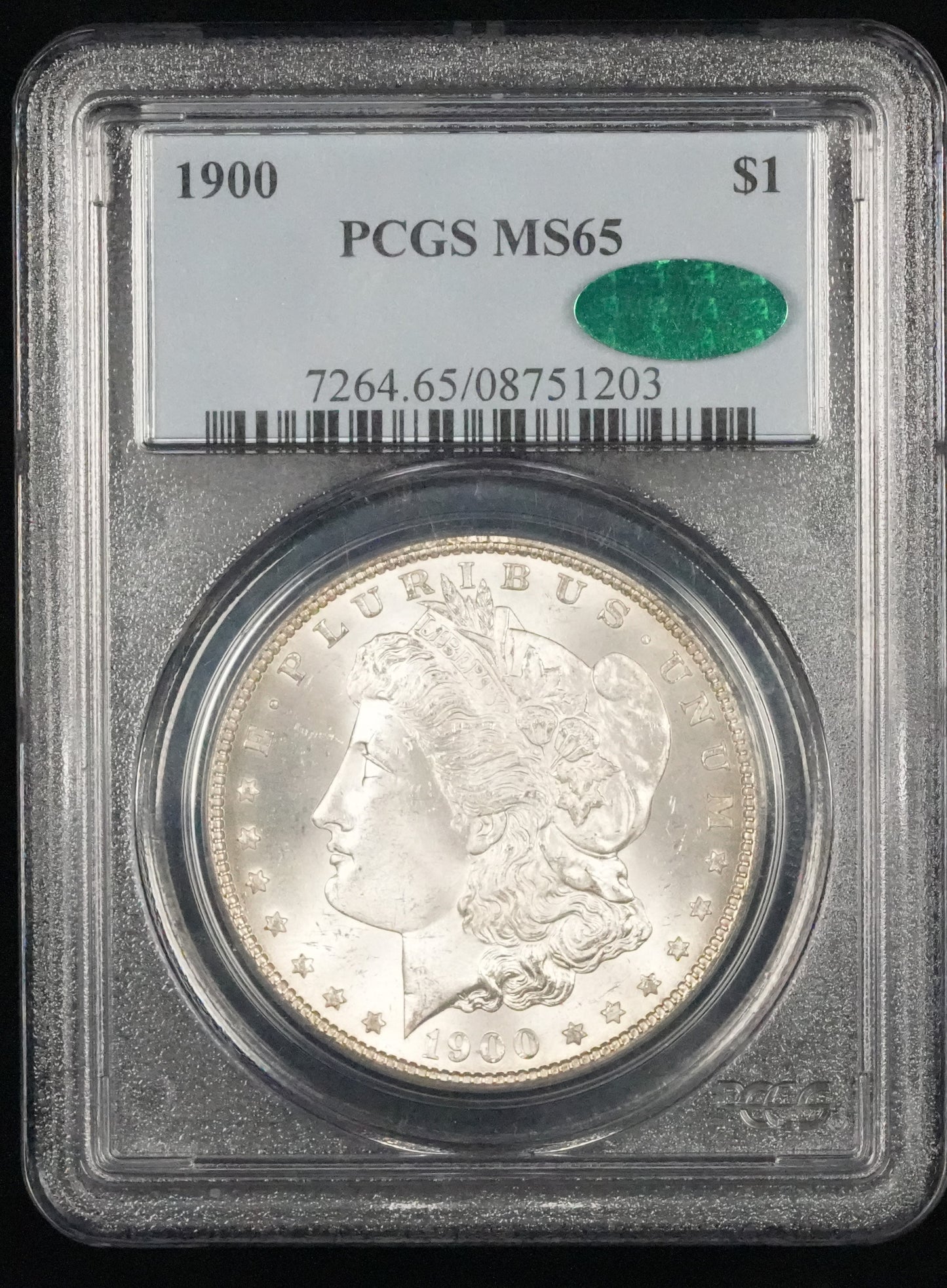 1900 Morgan Dollar MS 65 PCGS CAC (58)