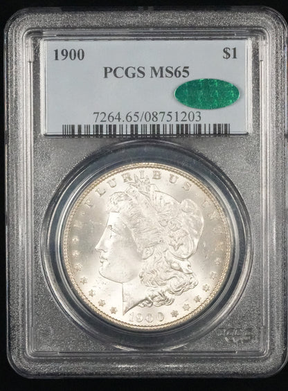 1900 Morgan Dollar MS 65 PCGS CAC (58)