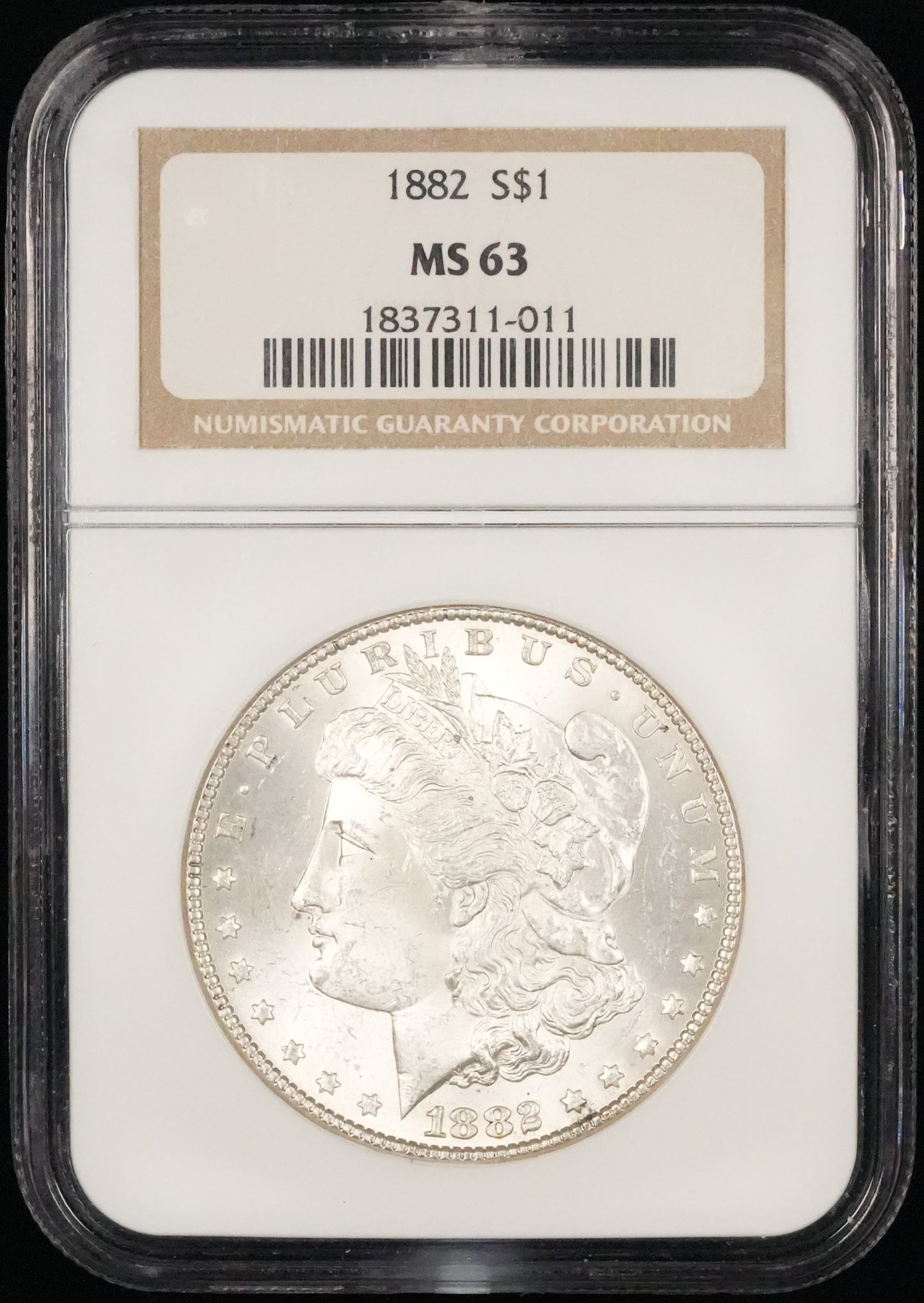 1882 Morgan Dollar MS 63 NGC (59)