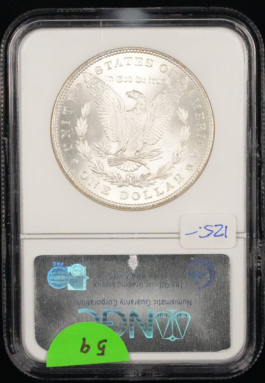 1882 Morgan Dollar MS 63 NGC (59)