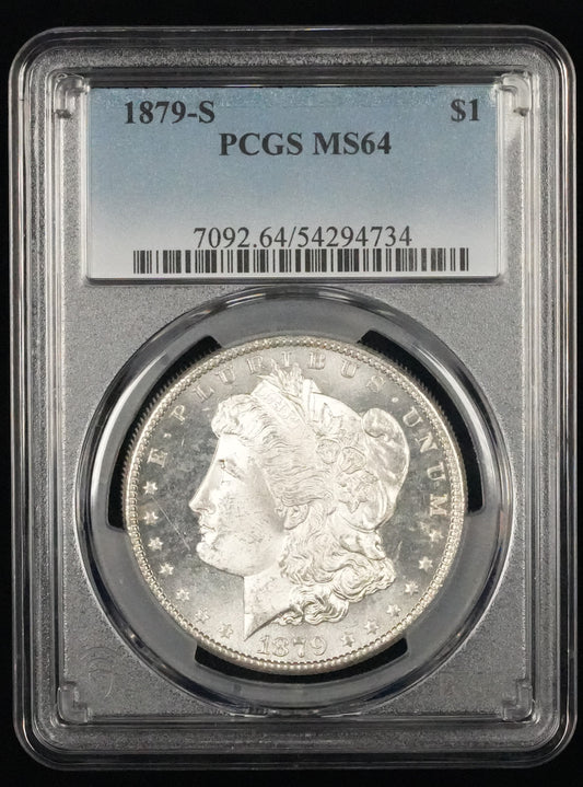 1879-S Morgan Dollar MS 64 PCGS (63)