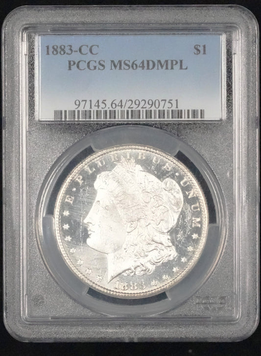 1883-CC Morgan Dollar MS 64 DMPL PCGS (67)