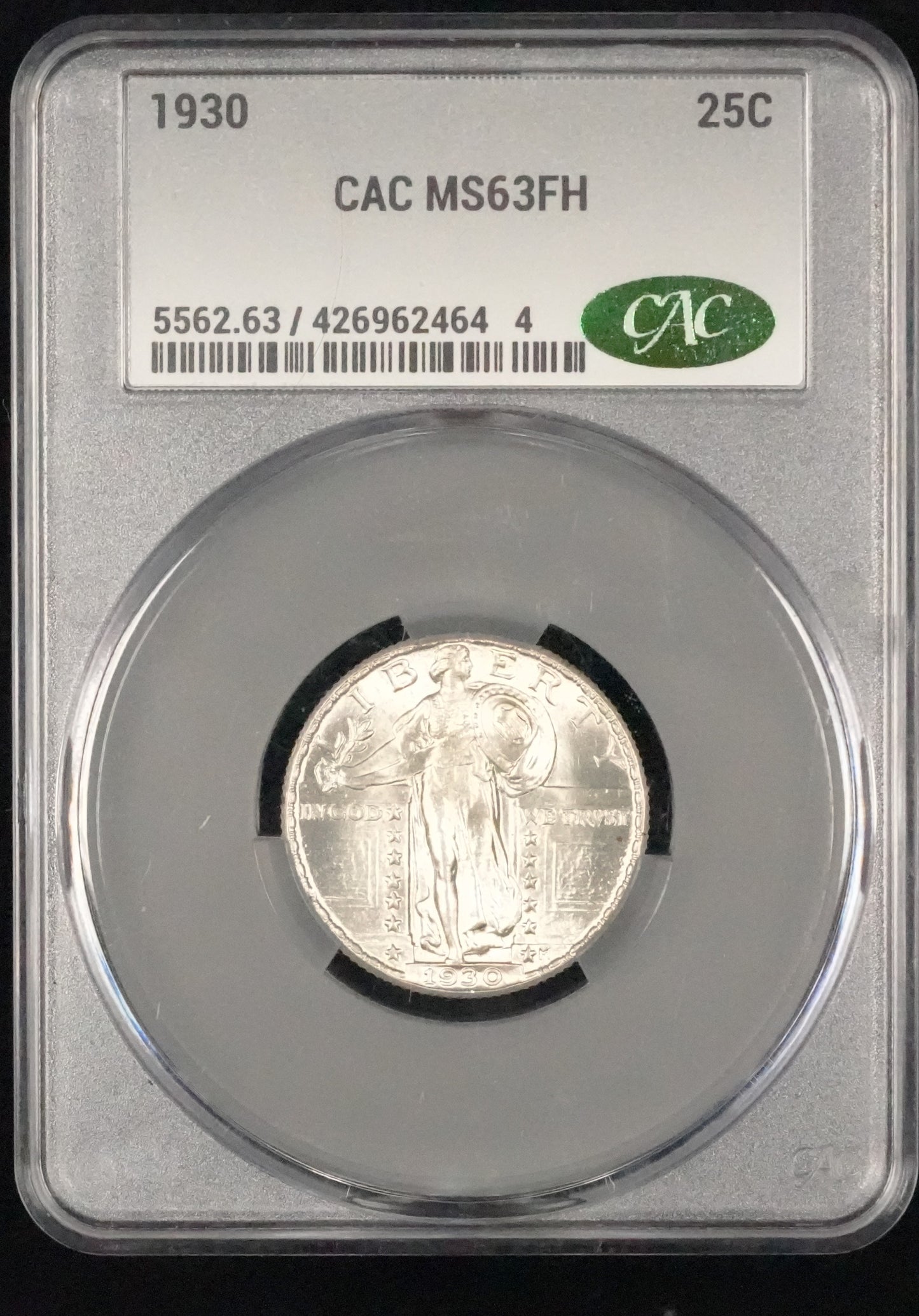1930 Standing Liberty Quarter MS 63 FH CAC (68)