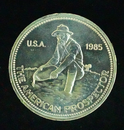 1985 - 1ozt Silver Engelhard Prospector Round (78)