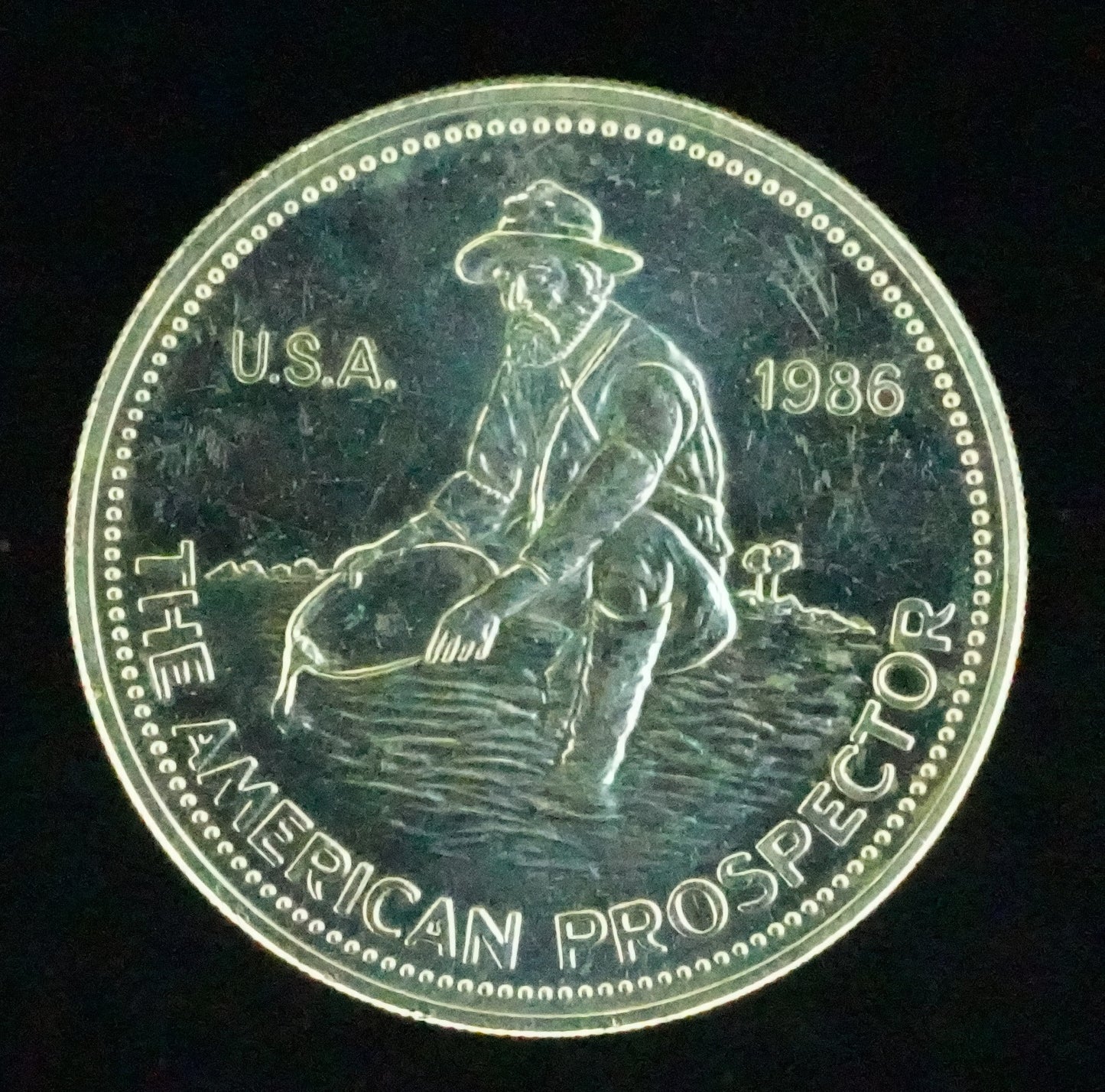 1986 - 1ozt Silver Engelhard Prospector Round (79)