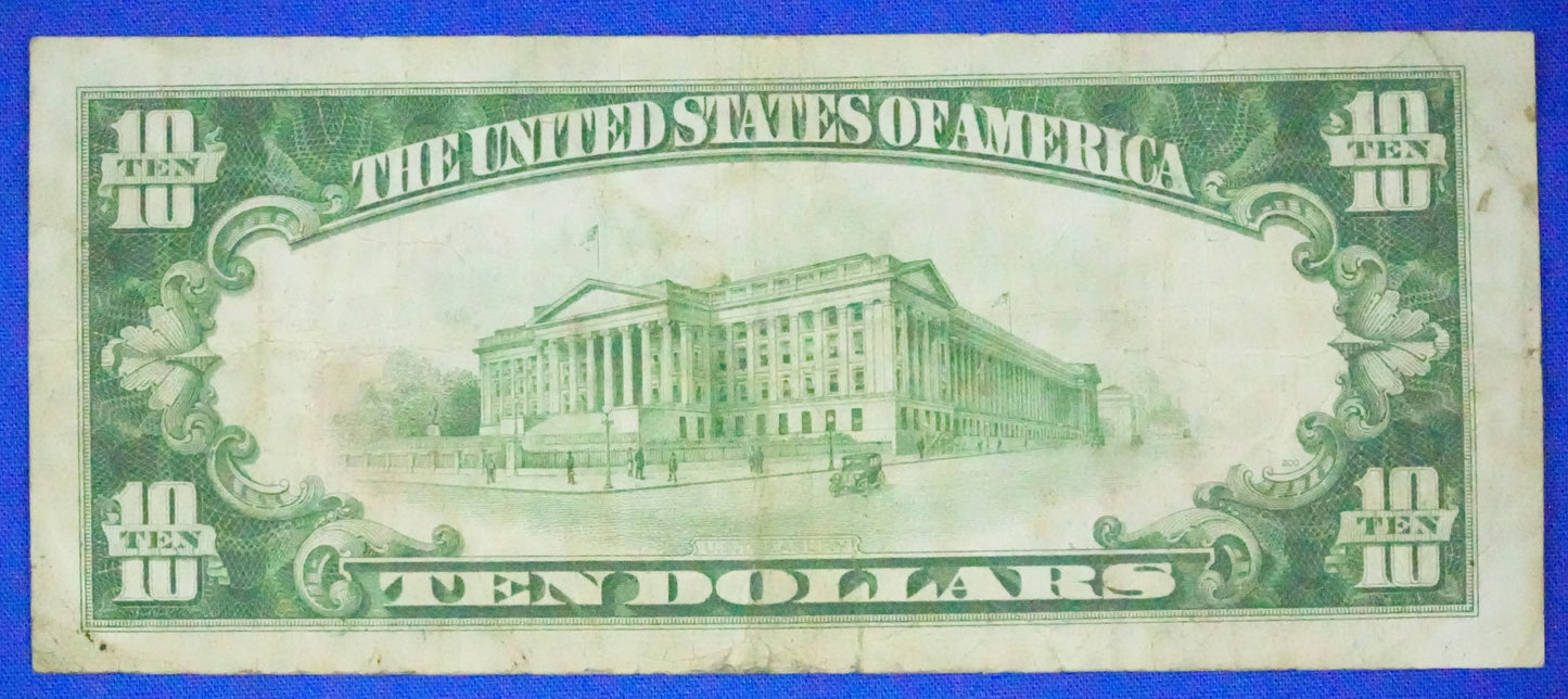 1929 $10 National Note - Hickory, NC (98)
