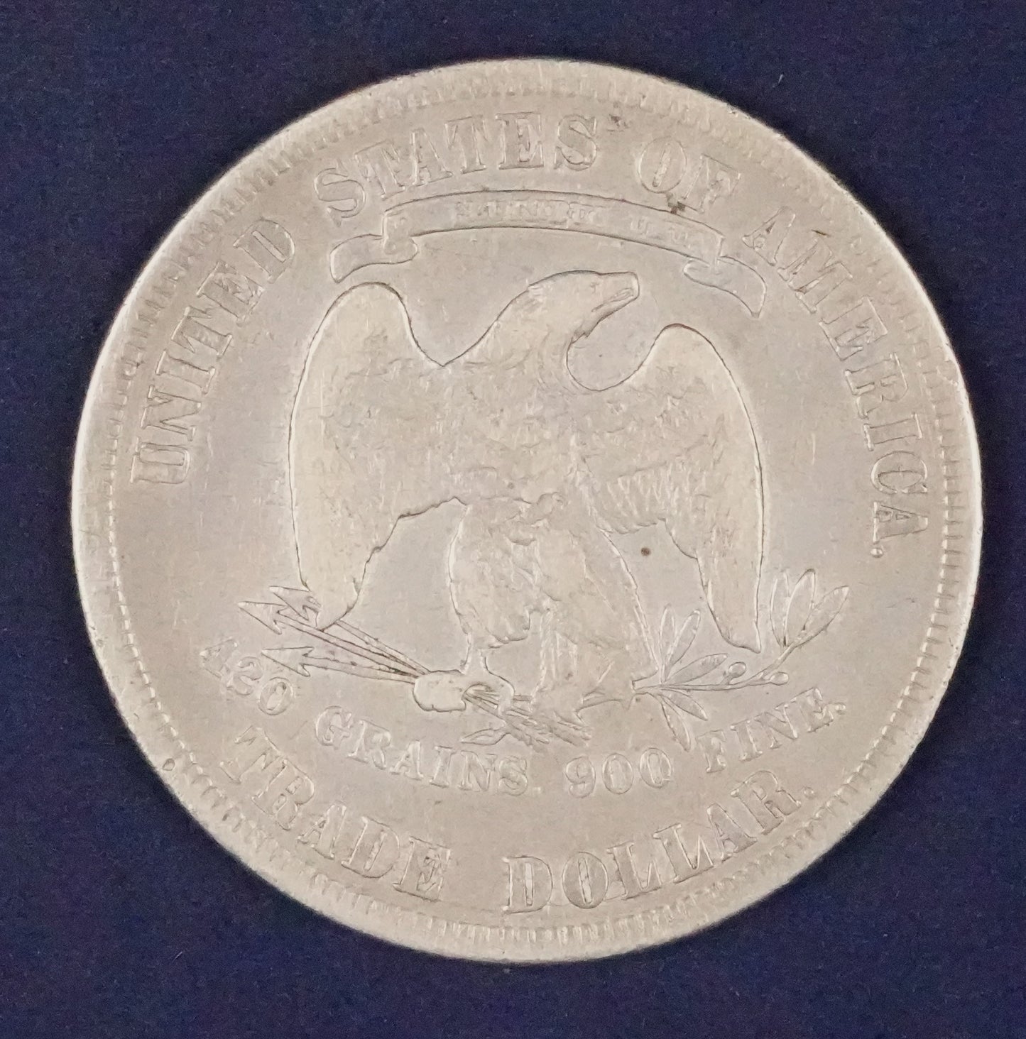 1877 US Trade Dollar - Raw - Cleaned (112)