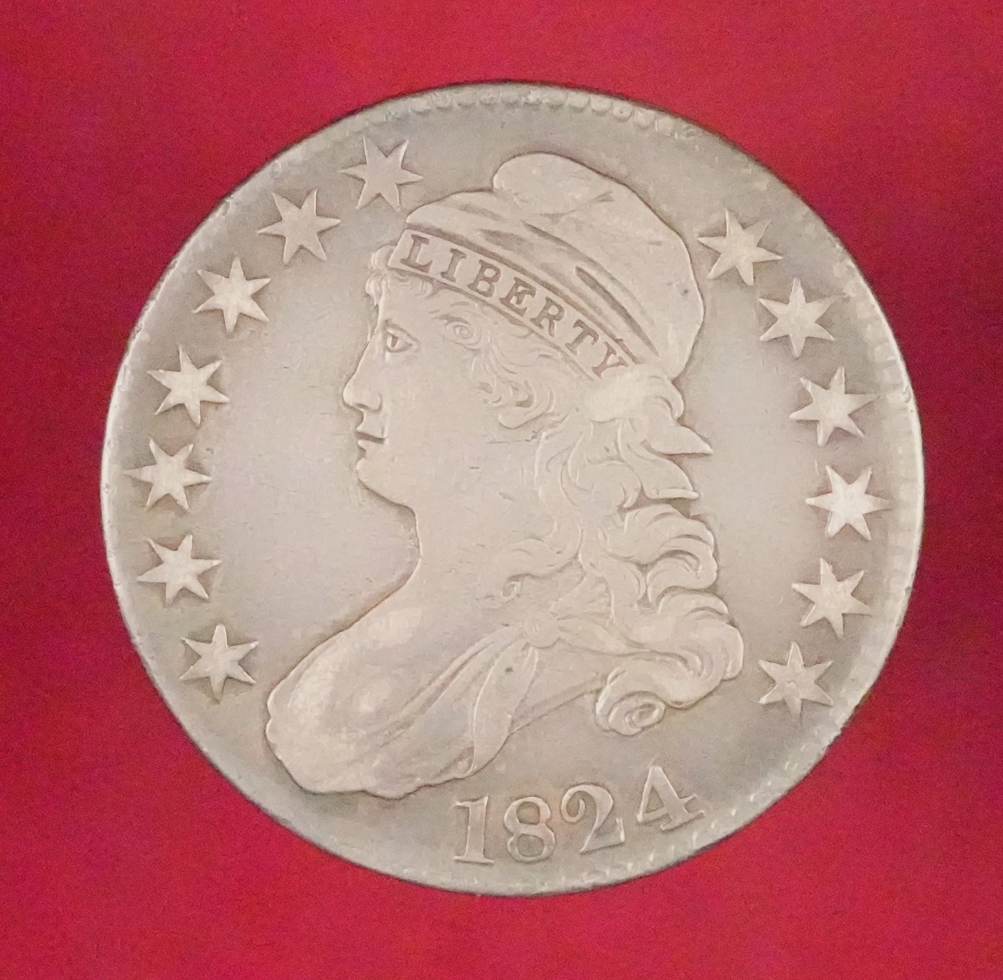 1824 Capped Bust Half Dollar - RAW (113)