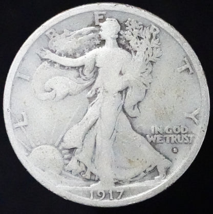 1917-S Obverse Mint Mark Walking Liberty Half Dollar (14)