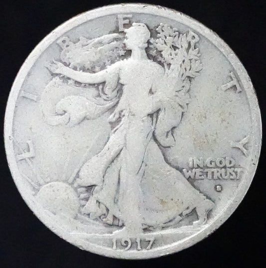 1917-S Obverse Mint Mark Walking Liberty Half Dollar (14)