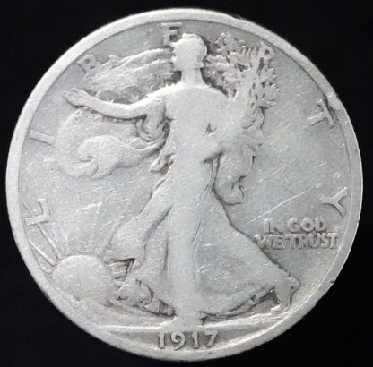 1917-D Walking liberty Half Dollar (15)