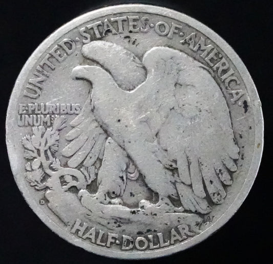 1917-D Walking liberty Half Dollar (15)