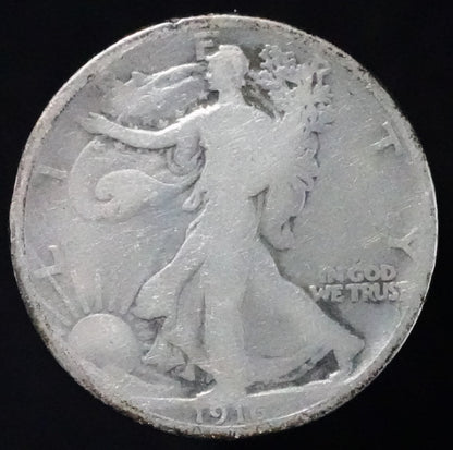 1916 Walking Liberty Half Dollar (10)