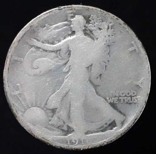 1916 Walking Liberty Half Dollar (10)