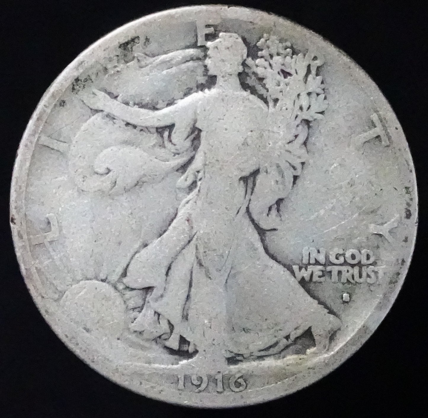 1916-S Obverse Mint Mark Walking Liberty Half Dollar (13)