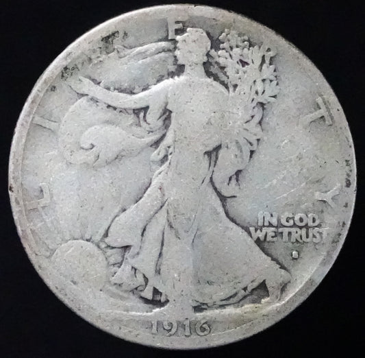 1916-S Obverse Mint Mark Walking Liberty Half Dollar (13)