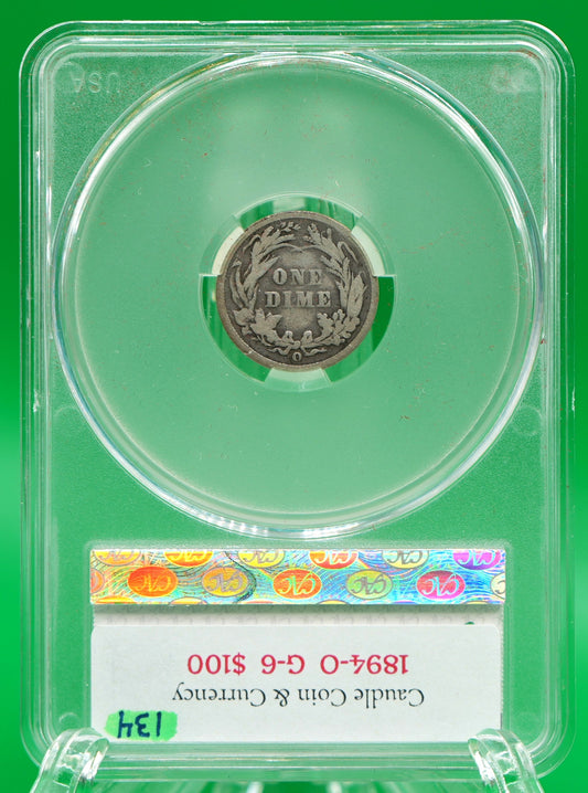 1894-O Barber Dimes G 06 CAC (134)