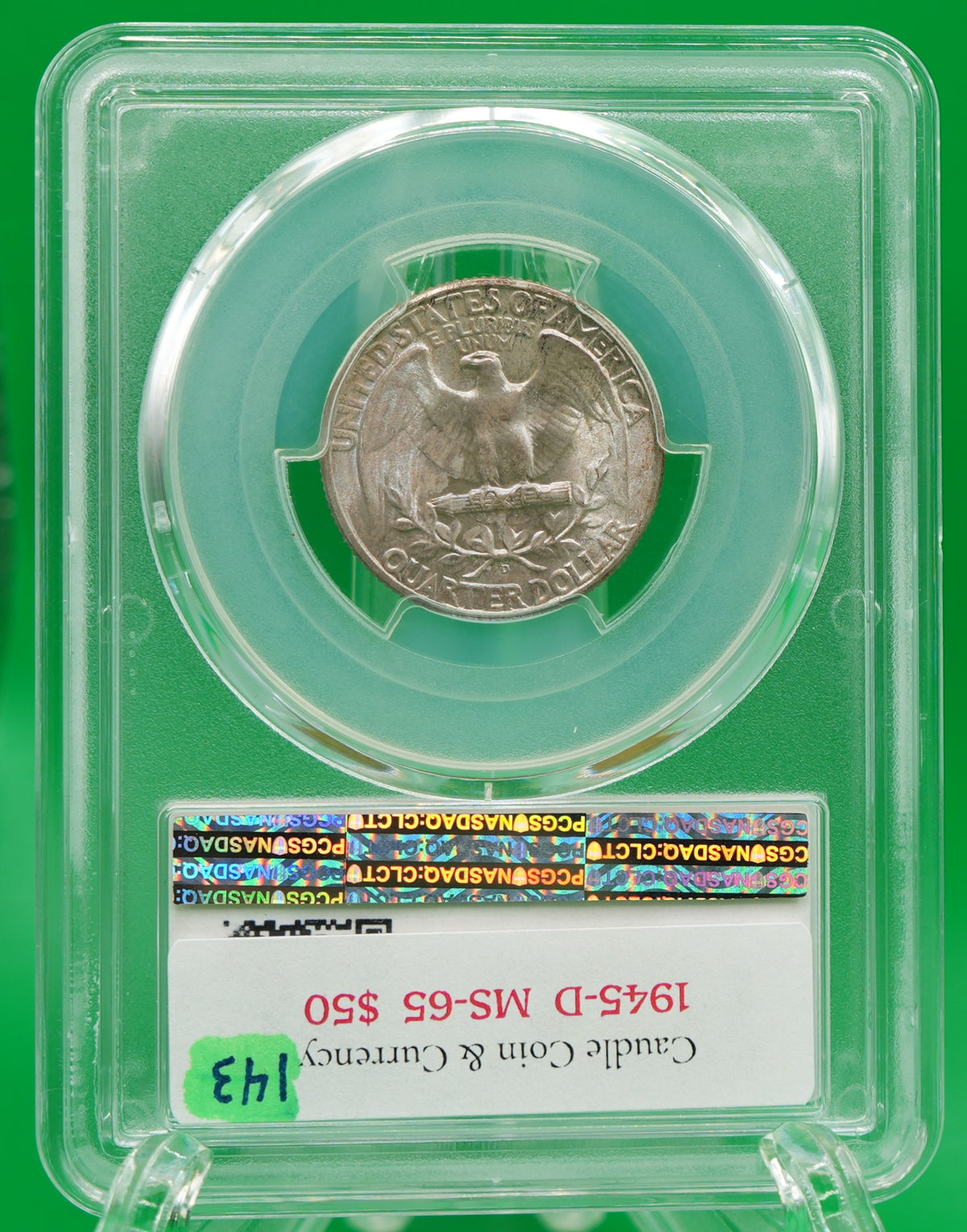 1945-D Washington Quarter MS 65 PCGS (143)